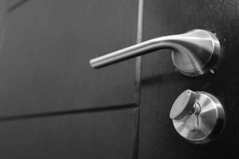 Türklinke entfernen – Edelstahl-Türdrücker an einer Innentür